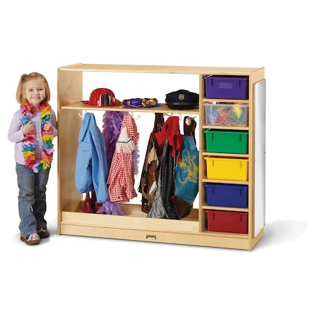 Jonti-Craft Dress-Up Storage-with Colored Tubs 0909JC